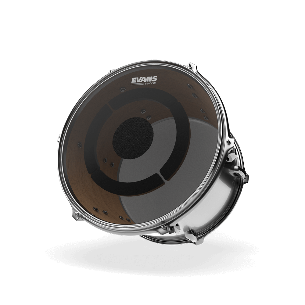 PARCHE EVANS, REDUCTOR DE SONIDO, SERIE DB ONE, PARA TOM "16, COLOR NEGRO