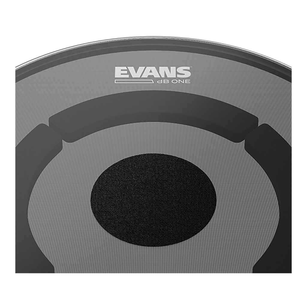 SET DE PARCHES EVANS, REDUCTOR DE SONIDO, DB ONE, 12,13, 16, COLOR NEGRO