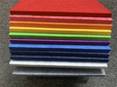 PLANCHA PARA TRATAMIENTO ACUSTICO FELT, MEDIDAS 122CM X 244CM X 1CM, COLOR ROJO