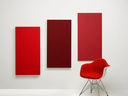 PLANCHA PARA TRATAMIENTO ACUSTICO FELT, MEDIDAS 122CM X 244CM X 1CM, COLOR ROJO