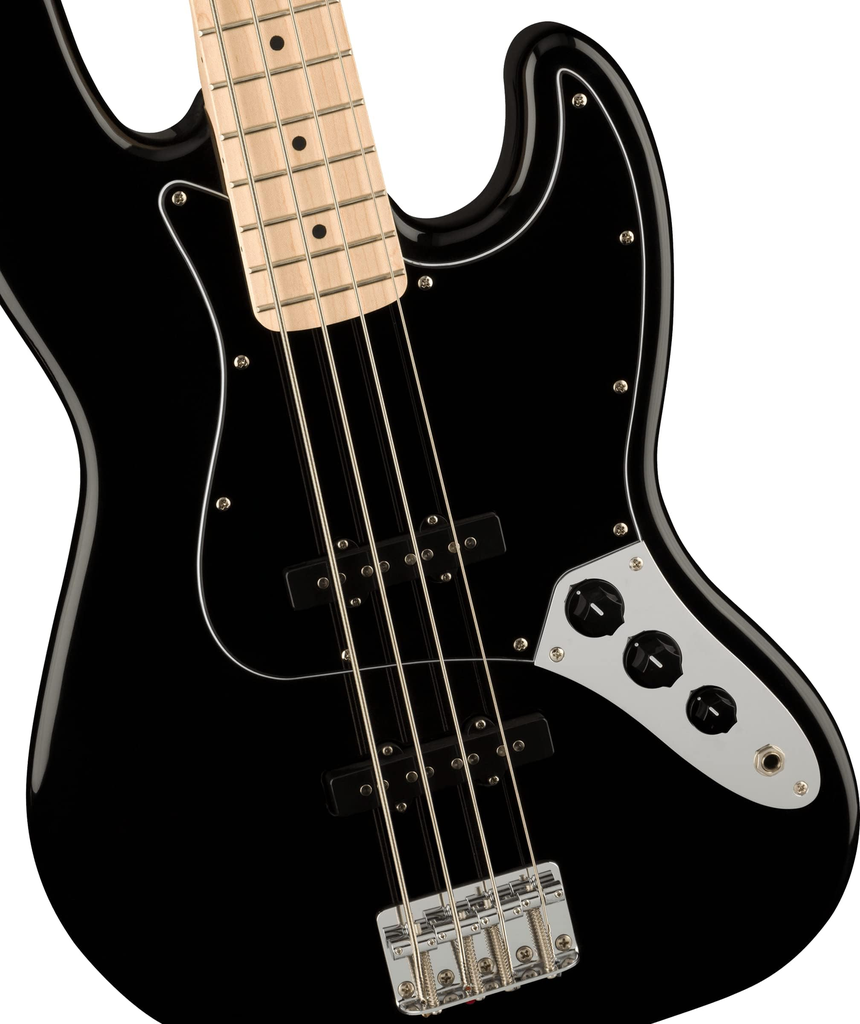 BAJO ELECTRICO SQUIER BY FENDER, SERIE AFFINITY ACTIVE JAZZ, 4 CUERDAS, PASIVO, COLOR NEGRO