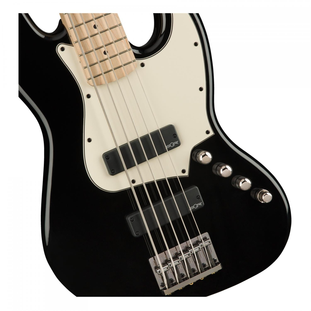 BAJO ELECTRICO SQUIER BY FENDER, SERIE CONTEMPORARY ACTIVE JAZZ BASS V HH, 5 CUERDAS, ACTIVO, COLOR NEGRO