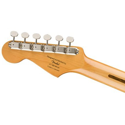 GUITARRA ELECTRICA FENDER, SERIE SQUIER , STRATOCASTER, CLASICA 50 AÑOS, COLOR RUBIO BLANCO FENDER