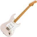 GUITARRA ELECTRICA FENDER, SERIE SQUIER , STRATOCASTER, CLASICA 50 AÑOS, COLOR RUBIO BLANCO FENDER