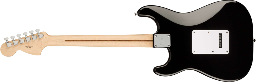 GUITARRA ELECTRICA FENDER, SERIE SQUIER AFFINITY, STRATOCASTER, COLOR NEGRO/BLANCO