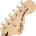 GUITARRA ELECTRICA FENDER, SERIE SQUIER AFFINITY, STRATOCASTER, COLOR NEGRO/BLANCO