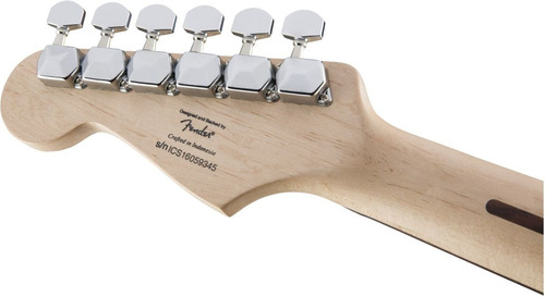 GUITARRA ELECTRICA SQUIER BY FENDER, SERIE BULLET STRAT HSS HT AWT, COLOR CREMA