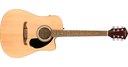 GUITARRA ELECTROACUSTICA FENDER, DIAPASON DE NOGAL, COLOR NATURAL