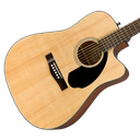 GUITARRA ELECTROACUSTICA FENDER, SERIE DREADNOUGHT, MADERA CAOBA, DIAPASON DE NOGAL, COLOR NATURAL