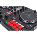 CONTROLADOR DE DJ HERCULES, SERIE INPULSE MK2, 2 CANALES, COLOR NEGRO