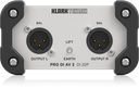 CAJA DIRECTA PASIVA, STEREO, CON TRANSFORMADORES MIDAS Y KLARK TEKNIK, COLOR GRIS