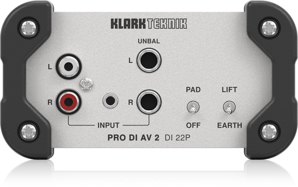 CAJA DIRECTA PASIVA, STEREO, CON TRANSFORMADORES MIDAS Y KLARK TEKNIK, COLOR GRIS