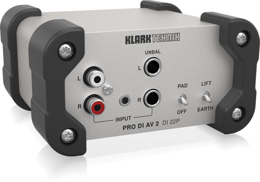 CAJA DIRECTA PASIVA, STEREO, CON TRANSFORMADORES MIDAS Y KLARK TEKNIK, COLOR GRIS