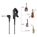 PASTILLA (MICROFONO) KORG, PARA SAXOFON / TROMPETA / FLAUTA / CELLO / VIOLIN / VARIOS , COLOR NEGRO