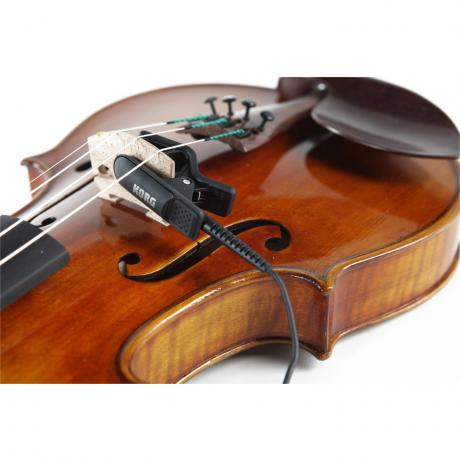 PASTILLA (MICROFONO) KORG, PARA SAXOFON / TROMPETA / FLAUTA / CELLO / VIOLIN / VARIOS , COLOR ROJO