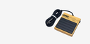 PEDAL DE SOSTENIDO PARA TECLADO KORG, COLOR AMARILLO