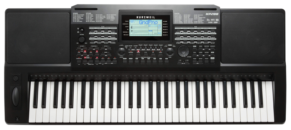 TECLADO ACCION DE SINTETIZADOR KURZWEIL, 61 TECLAS, SENSIBLE AL TACTO, USB, GRABADOR DE CANCIONES, COLOR NEGRO