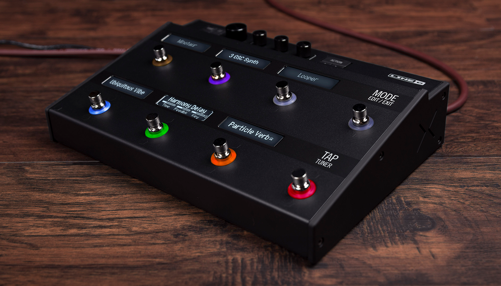 PEDAL LINE 6, MULTI-EFECTOS, ALTA GAMA, SERIE HX, COLOR NEGRO