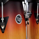 PAR DE CONGAS LP, SERIE ASPIRE, 11 Y 12, MADERA COLOR SUNBURST CON SOPORTE