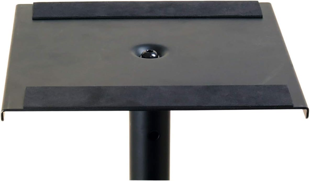 PEDESTAL PARA MONITOR ON-STAGE, INCLUYE 2 PEDESTALES, ALTURA MAXIMA 135CM, NEGRO