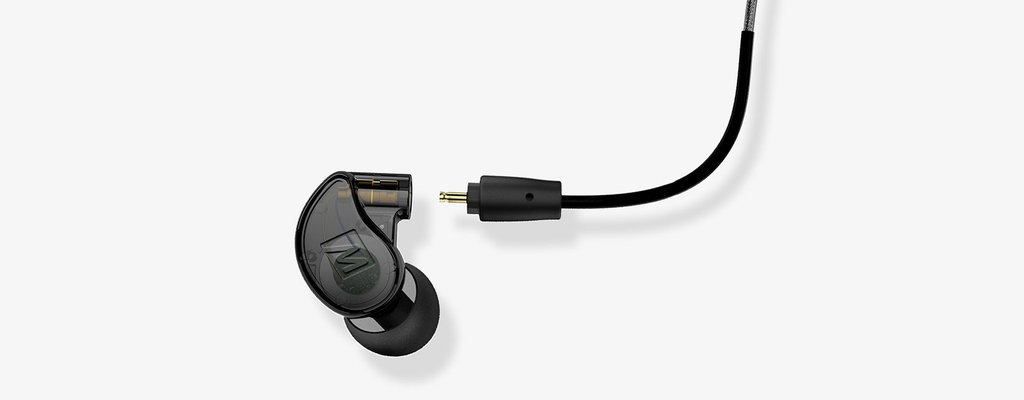 AUDIFONOS PROFESIONALES MEE AUDIO, PARA MONITOREO PERSONAL, COLOR NEGRO