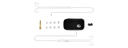 AUDIFONOS PROFESIONALES MEE AUDIO, SERIE MX1, PARA MONITOREO PERSONAL, COLOR TRANSPARENTE