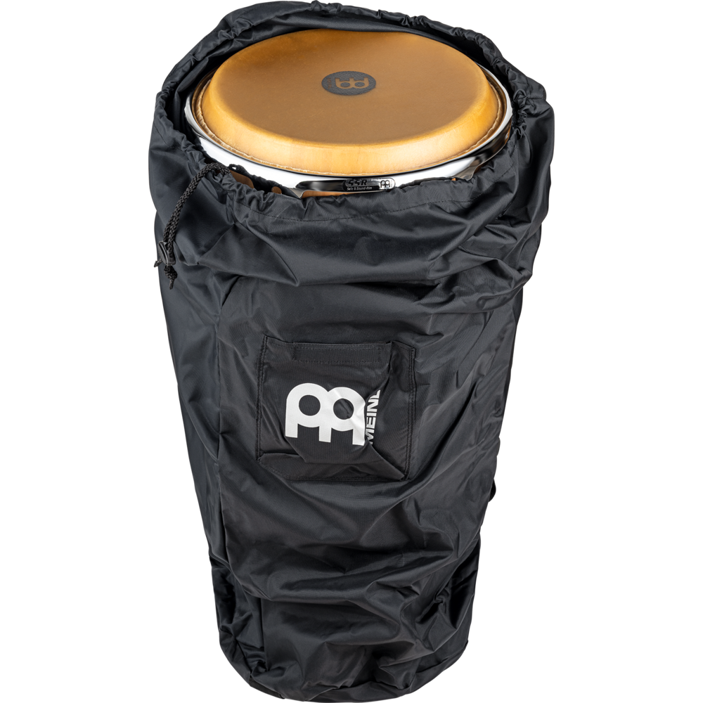 FUNDA MEINL, PARA CONGA CON SUJETADORES GIG BAG, COLOR NEGRO