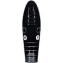 GUIRO MEINL, FIBRA DE VIDRIO, COLOR NEGRO, INCLUYE PEINETA