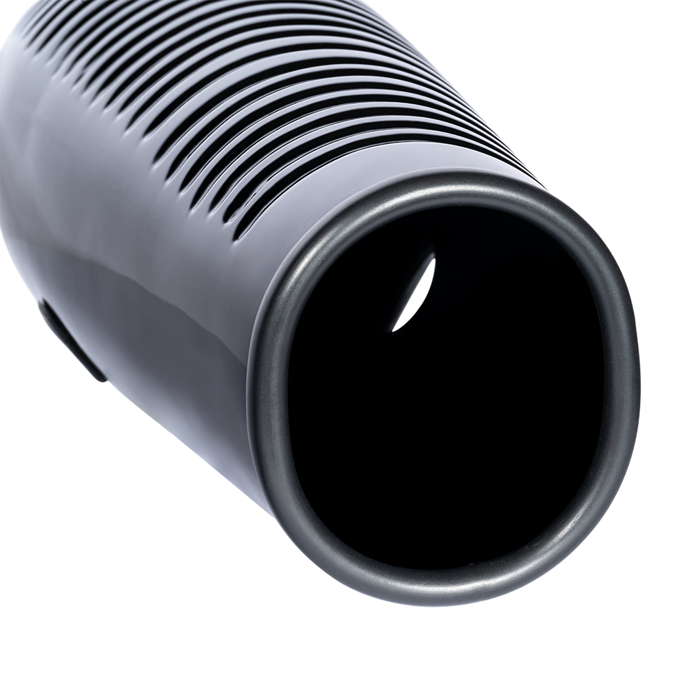 GUIRO MEINL, FIBRA DE VIDRIO, COLOR NEGRO, INCLUYE PEINETA