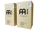 PAR DE CONGA MEINL, MEDIDAS 11 + 12, ACABADO BRILLATE, COLOR WINE RED SUNBURTS CON SOPORTE