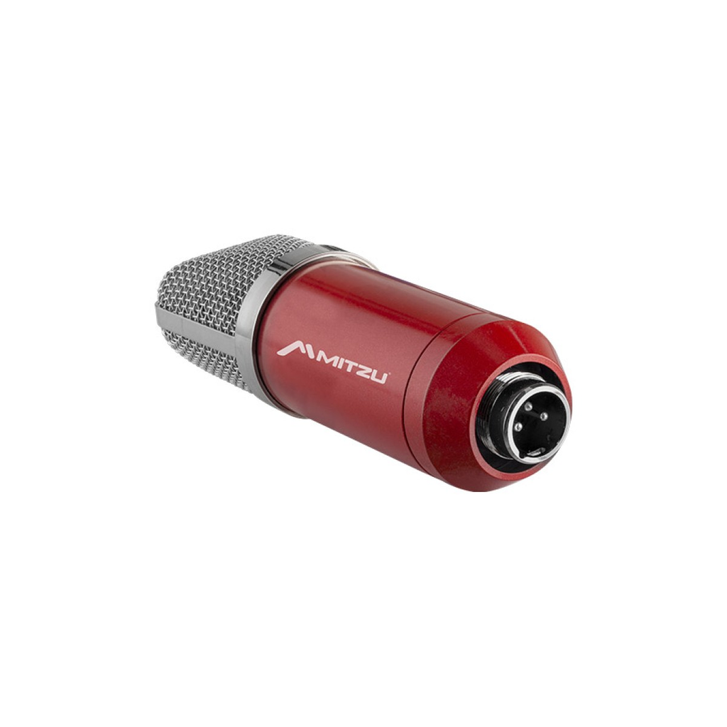 MICROFONO CONDENSADO MITZU, PARA STUDIO, INCLUYE MONTAGE Y FILTRO, 20HZ - 20KHZ