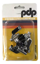 4 PACK DE GANCHOS PDP, AGARRADORES, COLOR PLATEADOS