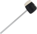MAZO PDP, PARA PEDAL DE BOMBO, COLOR NATURAL Y NEGRO, 2 CABEZALES DE FIELTRO Y DE PLASTICO DURO
