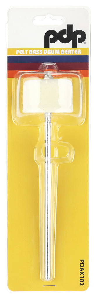 MAZO PDP, PARA PEDAL DE BOMBO, COLOR NATURAL, CABEZAL DE FIELTRO CONICO