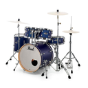 BATERIA ACUSTICA PEARL, SERIE EXPORT, 5PCS, ACABADO MATE, COLOR AZUL INDIGO NIGHT