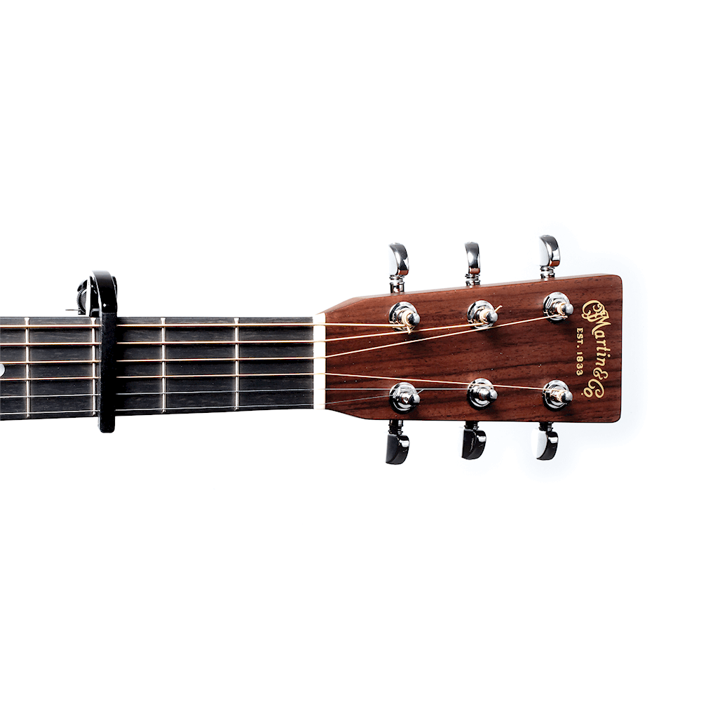 CAPODASTRO PLANET WAVES, PARA GUITARRA ACUSTICA / ELECTRICA, METAL, TRI-ACCION, COLOR NEGRO