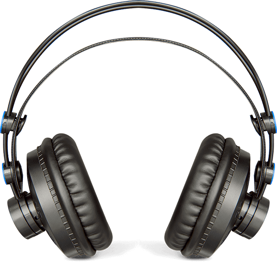 AUDIFONOS PRESONUS, PARA MONITORIZACION, RESPUESTA 10Hz A 30Khz, COLOR NEGRO ORILLA AZUL