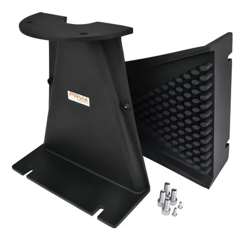 GUIA DE ONDA PRV AUDIO, PARA SISTEMA AEREO, ALUMINIO, SALIDA 1.4 BOLT-ON, COBERTURA 140°, COLOR NEGRO