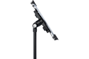 SOPORTE UNIVERSAR PARA TABLET QUIKLOK,  CON PEDESTAL INCLUIDO, METAL ROBUSTO, COLOR NEGRO