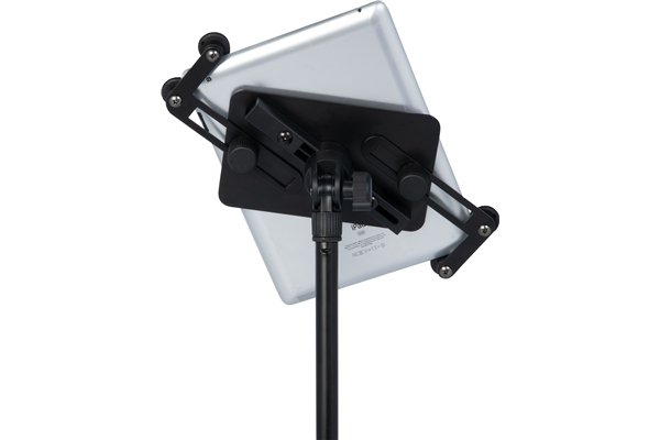 SOPORTE UNIVERSAR PARA TABLET QUIKLOK,  CON PEDESTAL INCLUIDO, METAL ROBUSTO, COLOR NEGRO
