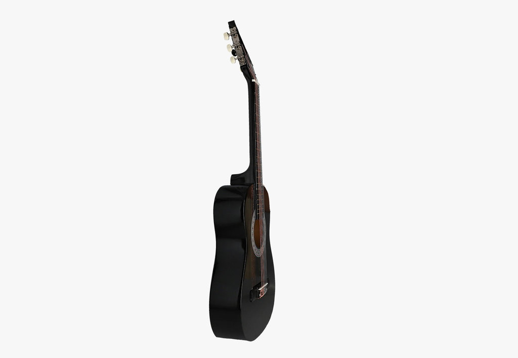 GUITARRA CLÁSICA SARA, 34", COLOR NEGRO, CON FUNDA