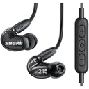 AUDIFONOS PROFESIONALES SHURE, INALAMBRICOS, CON INSOLACION, COLOR NEGRO, SE215