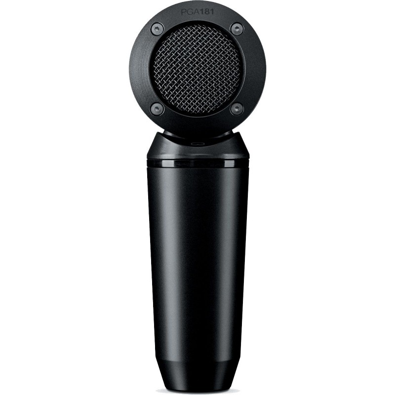 MICROFONO CONDENSADO SHURE, CARDIODE, PARA STUDIO, METALICO COLOR NEGRO