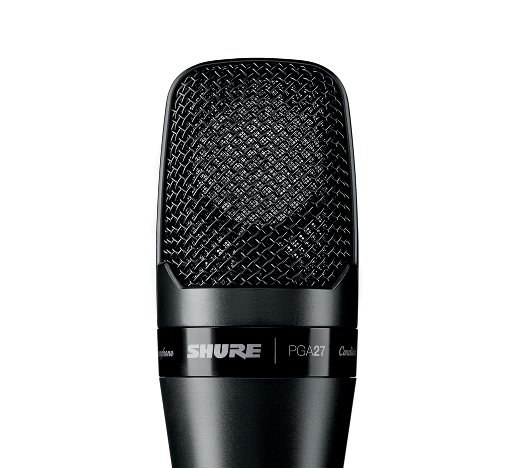 MICROFONO CONDENSADO, SHURE, DE DIAFRAGMA GRANDE, PARA STUDIO, INCLUYE MONTAGE ( SUSPENSION )
