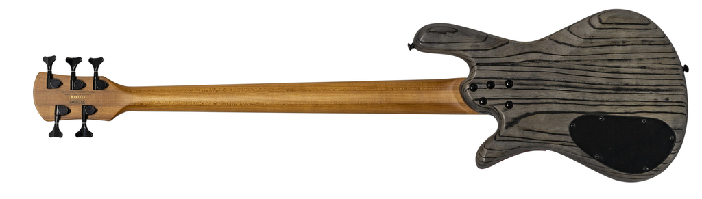 BAJO ELECTRICO SPECTOR, SERIE PULSE, 5 CUERDAS, ACTIVO, MADERA ARCE, FRESNO, EBANO, COLOR GRIS ANTRACITA