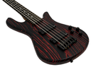 BAJO ELECTRICO SPECTOR, SERIE PULSE, 5 CUERDAS, ACTIVO, MADERA ARCE, FRESNO, EBANO, COLOR ROJO CENIZA