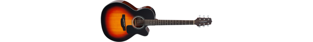 GUITARRA ELECTROACUSTICA TAKAMINE, 41, COMBINACION DE MADERA ABETO, CAOBA Y OVANGKOL, COLOR SUNBURST, CON ESTUCHE