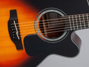 GUITARRA ELECTROACUSTICA TAKAMINE, 41, COMBINACION DE MADERA ABETO, CAOBA Y OVANGKOL, COLOR SUNBURST, CON ESTUCHE