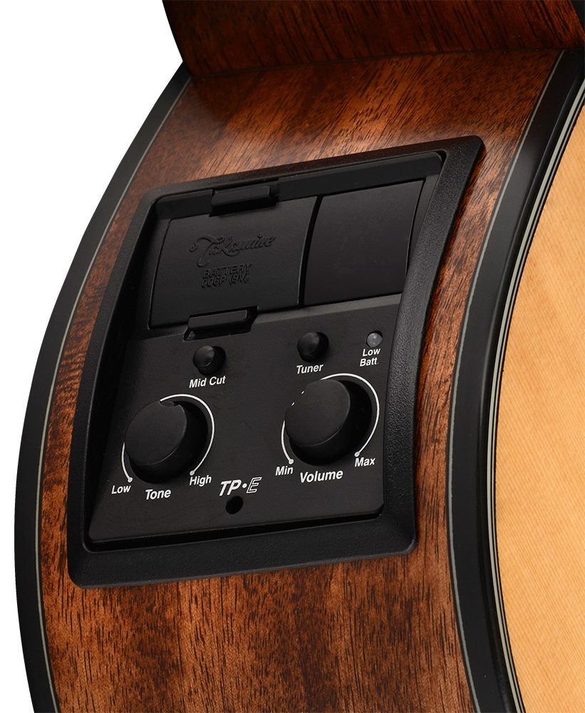 GUITARRA ELECTROACUSTICA TAKAMINE, 41, COMBINACION DE MADERA CEDRO, CAOBA Y OVANGKOL, COLOR NATURAL MATE, CON ESTUCHE