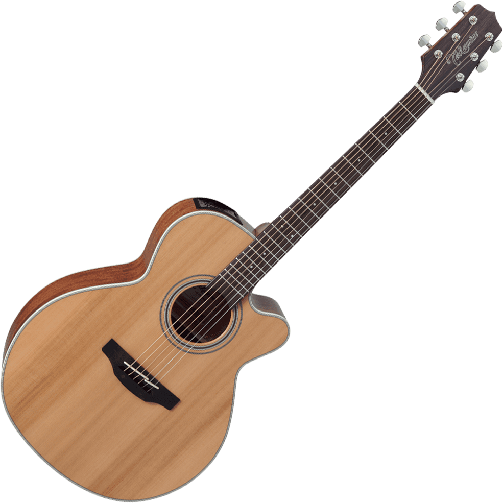 GUITARRA ELECTROACUSTICA TAKAMINE, 41, COMBINACION DE MADERA CEDRO, CAOBA Y OVANGKOL, COLOR NATURAL MATE, CON ESTUCHE